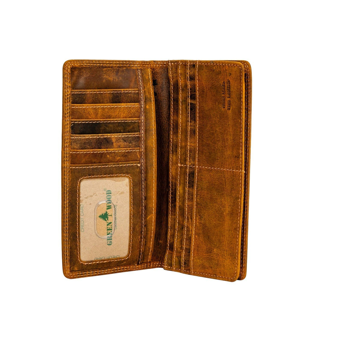 Greenwood Leather Wallet - Camel