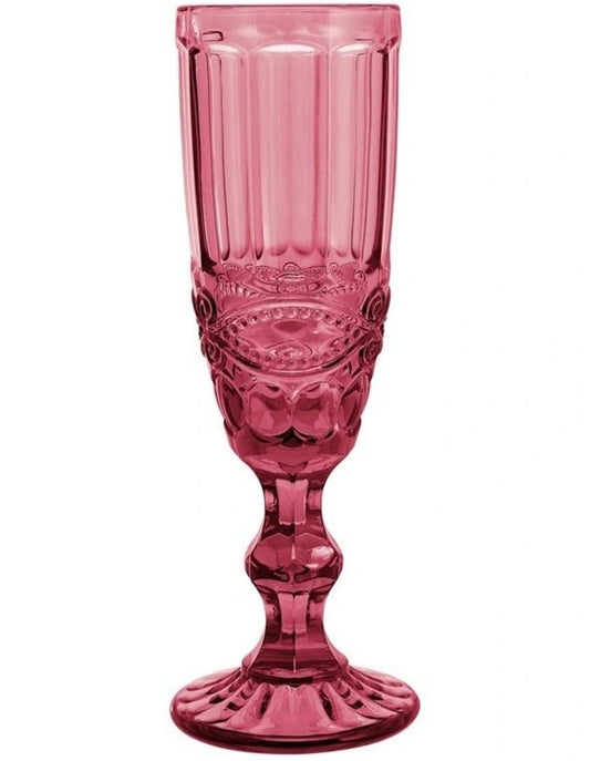 Maxwell and Williams Gabriella Champagne Flute 4pc Pink Gift Boxed