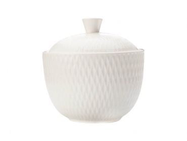 Maxwell and Williams Diamonds White Basics Sugar Bowl Gift Boxed