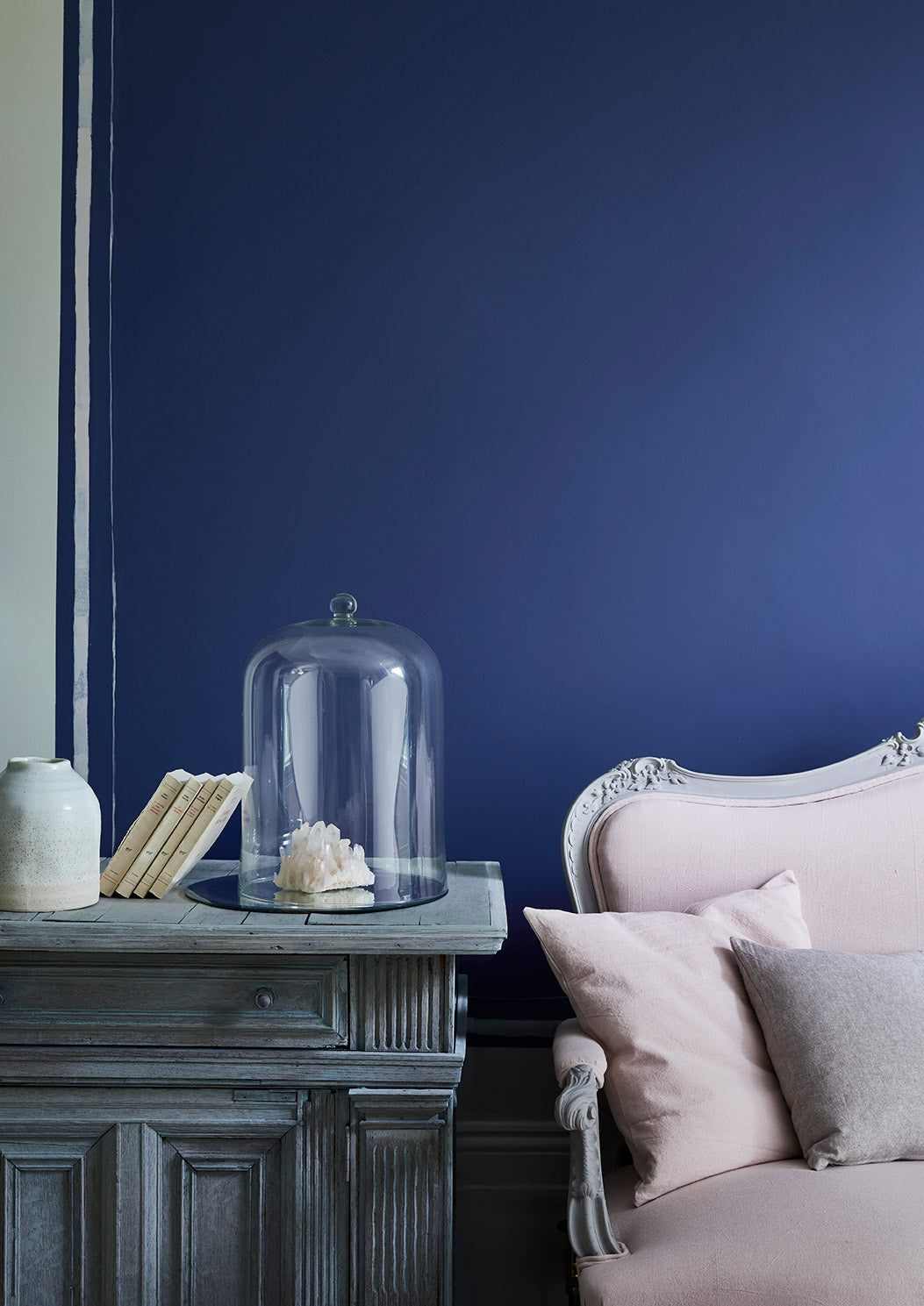 Wall Paint by Annie Sloan Napoleonic Blue - 120ml/2.5 Litre