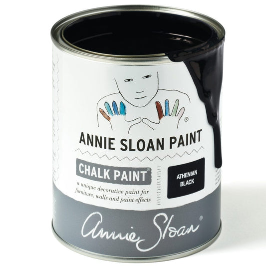 Chalk Paint by Annie Sloan Athenian Black 120ml/1 litre