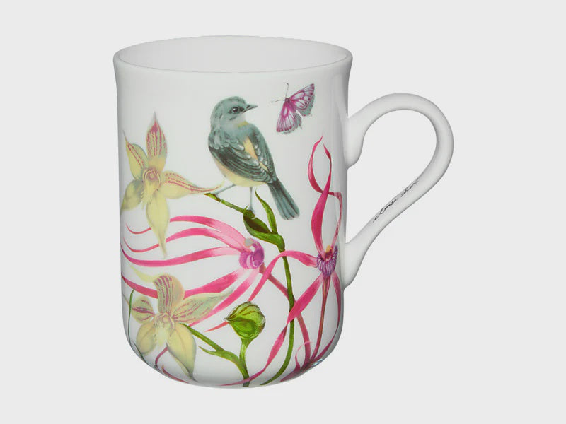 Maxwell and Williams Eloise Short Lyric Mug 330ML Yellow Robin Gift Boxed