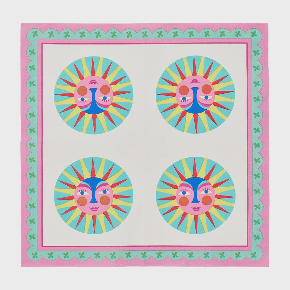 Annabel Trends Paper Napkin - Fiesta Sun Ms 20Pc