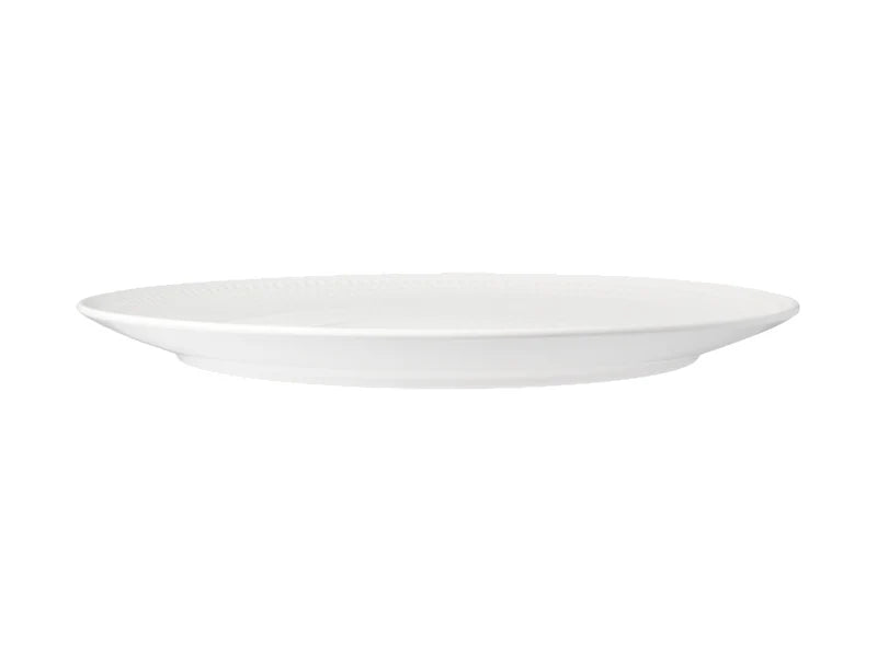 Maxwell and Williams White Basics Diamonds Round Platter 36cm