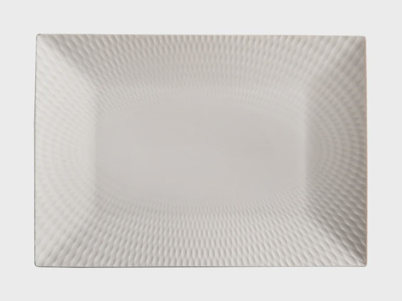 Maxwell and Williams White Basics Diamonds Rectangle Platter 25X18cm
