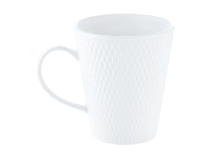 Maxwell and Williams Diamonds White Basics Conical Mug 350ml