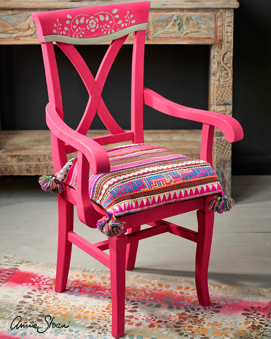 Chalk Paint by Annie Sloan Capri Pink 120ml/1 litre