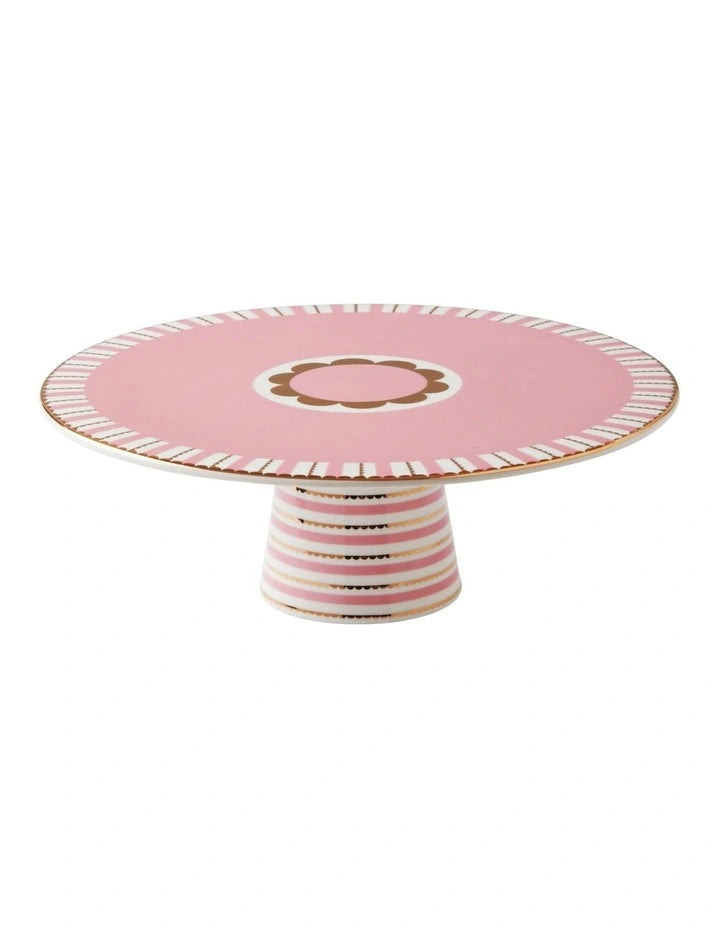 Maxwell and Williams Teas and C's Regency Footed Cake stand 28cm Pink