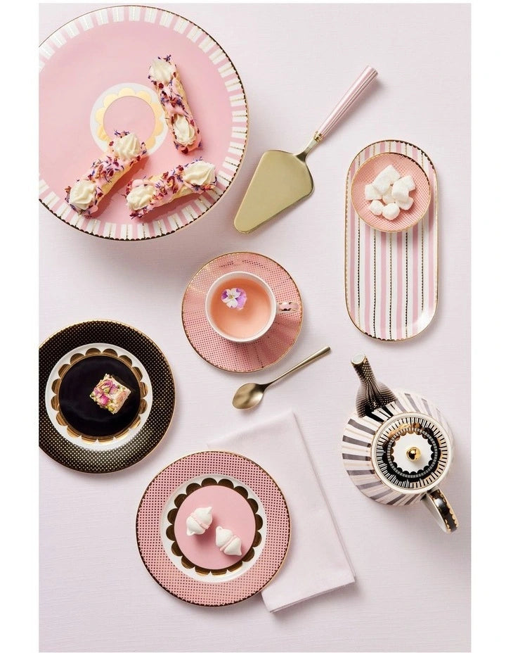 Maxwell and Williams Teas and C's Regency Footed Cake stand 28cm Pink