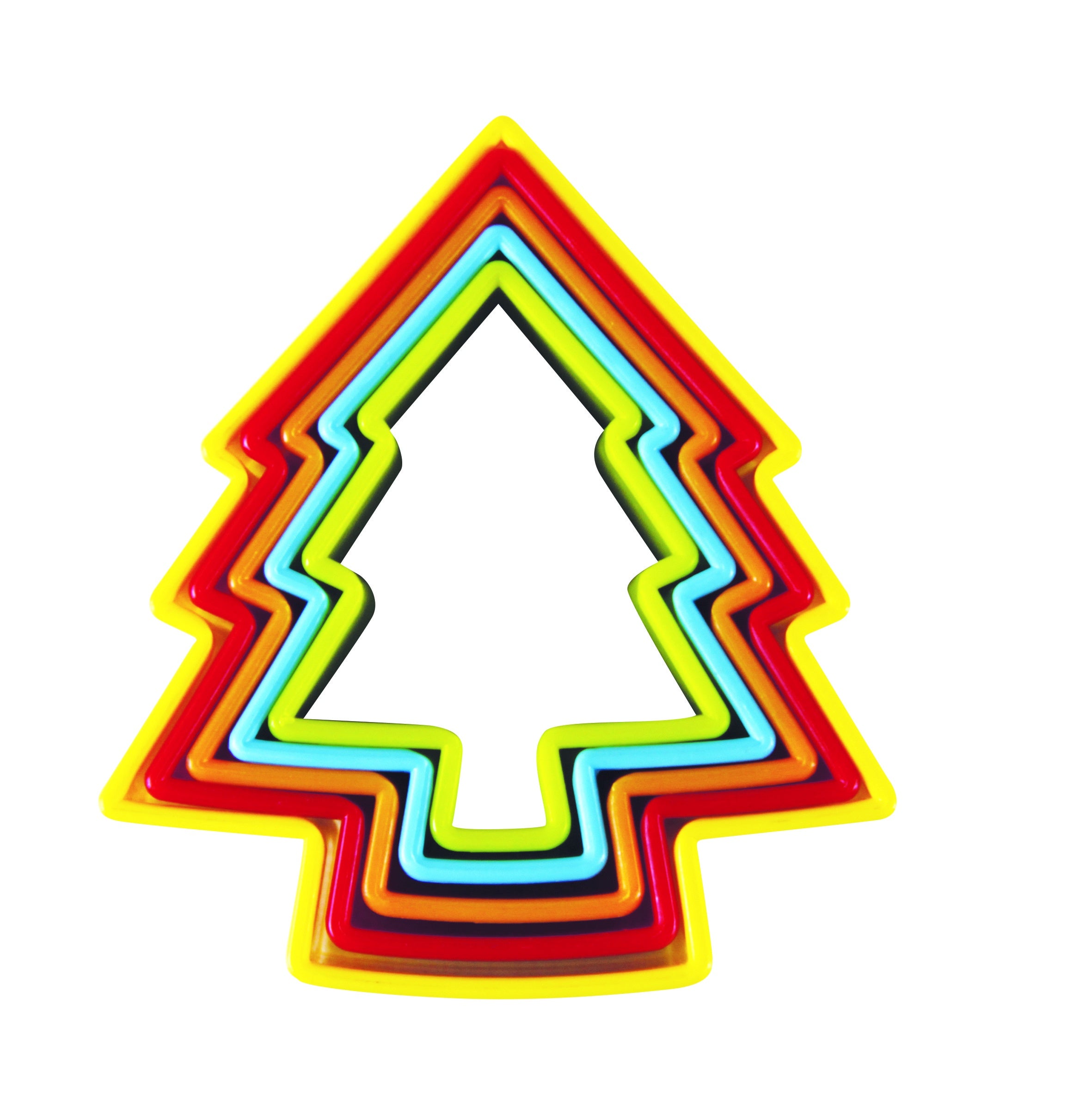 Avanti Christmas Tree Cookie Cutters Set/5