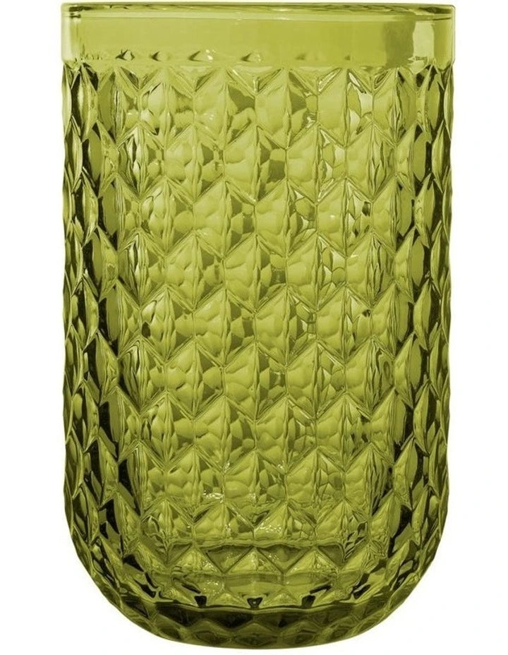 Maxwell and Williams Caterina Highball Glass 4pc Green Gift Boxed