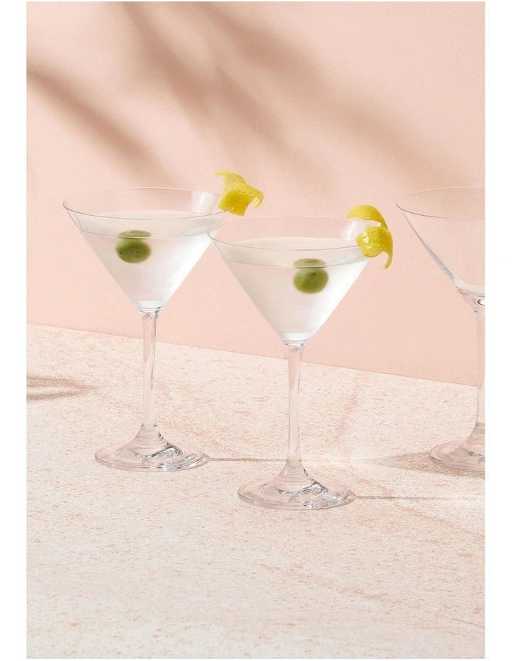 Maxwell and Williams Manhattan Martini Glass 285ML Set of 6 Gift Boxed