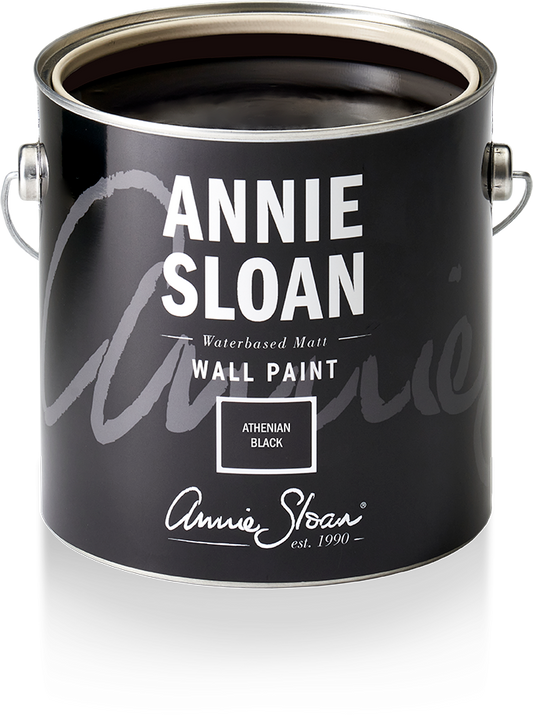 Wall Paint by Annie Sloan Athenian Black - 120ml/2.5 litre