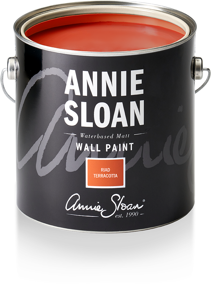 Wall Paint by Annie Sloan Riad Terracotta - 120ml/2.5 Litre