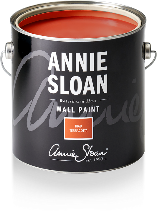 Wall Paint by Annie Sloan Riad Terracotta - 120ml/2.5 Litre