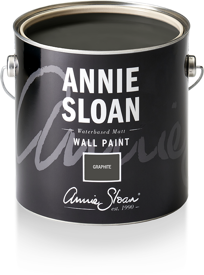 Wall Paint by Annie Sloan Graphite - 120ml/2.5 Litre