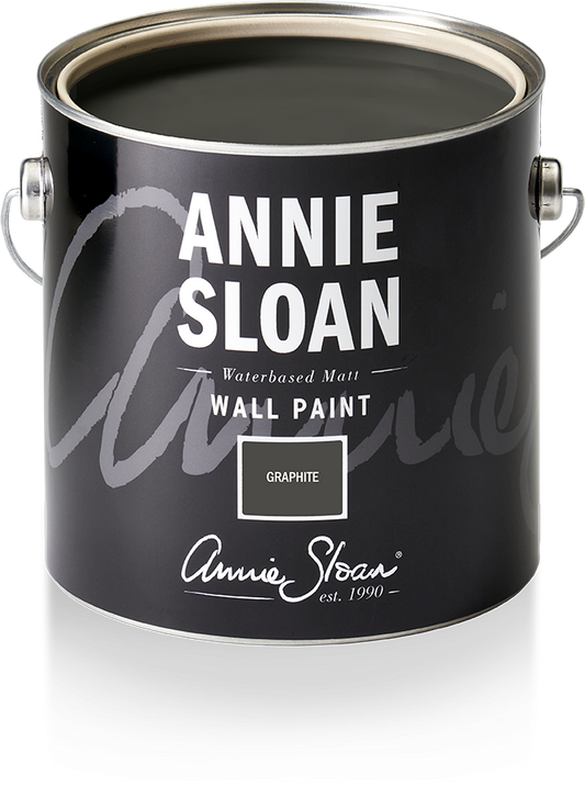 Wall Paint by Annie Sloan Graphite - 120ml/2.5 Litre