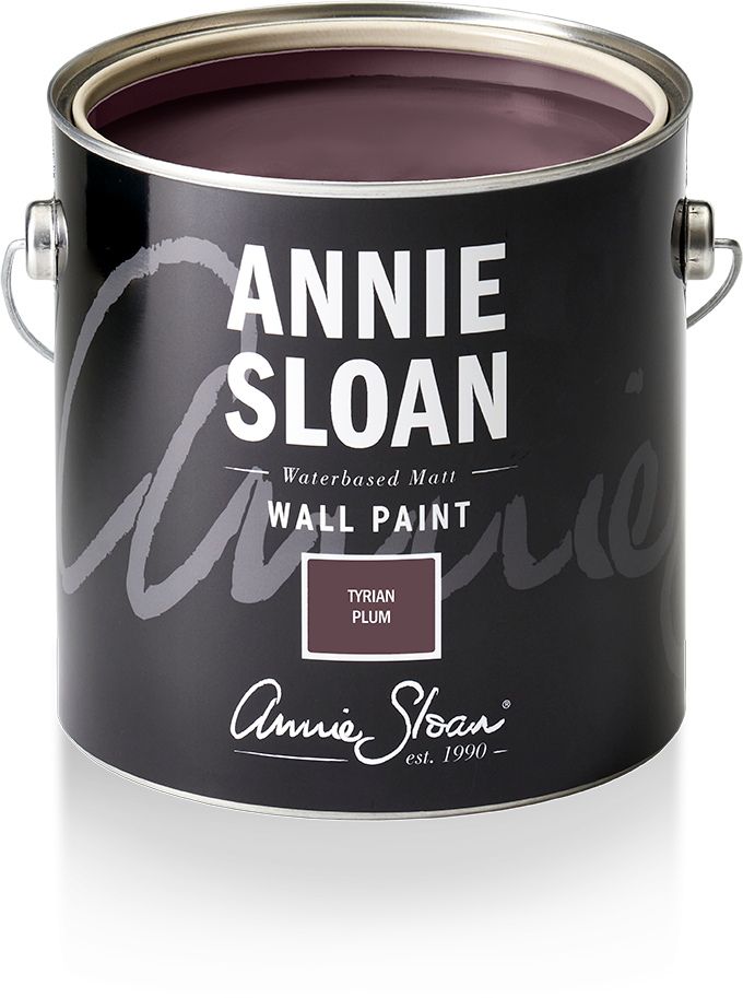 Wall Paint by Annie Sloan Tyrian Plum - 120ml/2.5 Litre