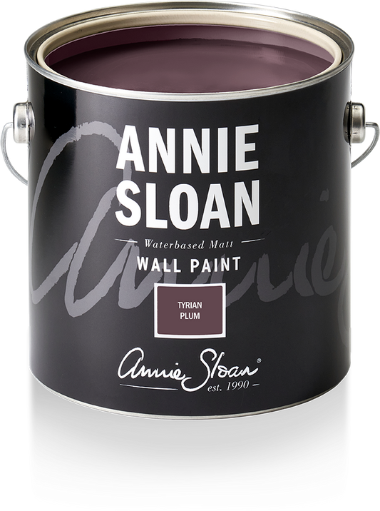 Wall Paint by Annie Sloan Tyrian Plum - 120ml/2.5 Litre