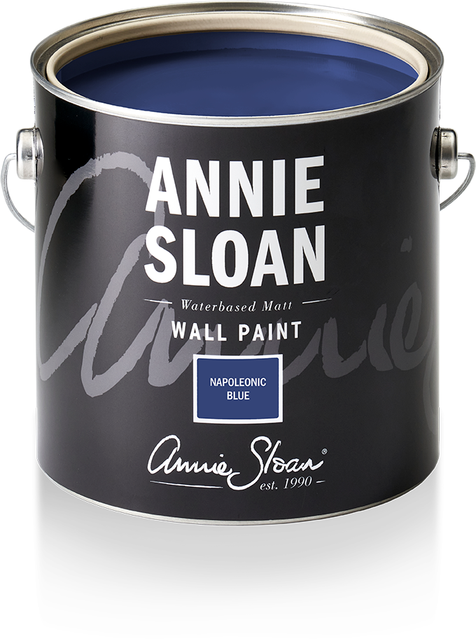 Wall Paint by Annie Sloan Napoleonic Blue - 120ml/2.5 Litre