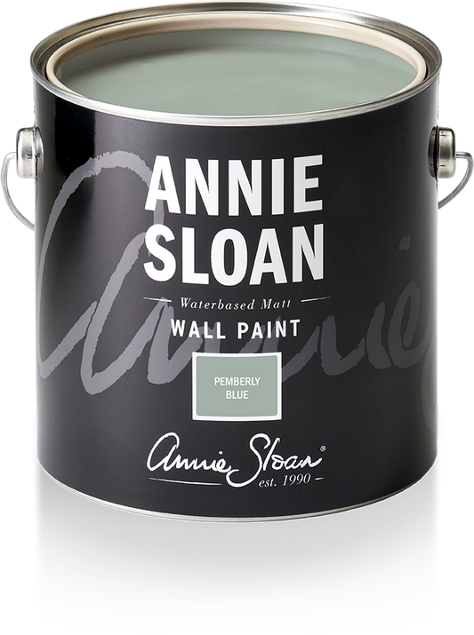 Wall Paint by Annie Sloan Pemberley Blue - 120ml/2.5 Litre