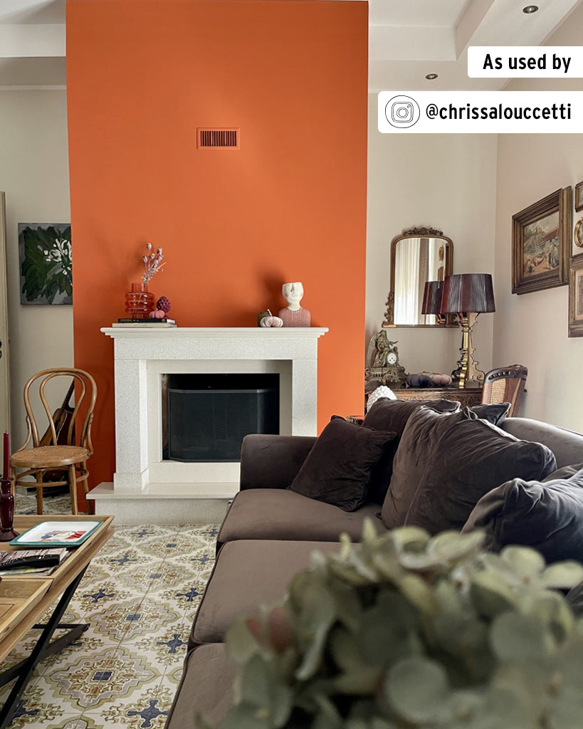 Wall Paint by Annie Sloan Riad Terracotta - 120ml/2.5 Litre