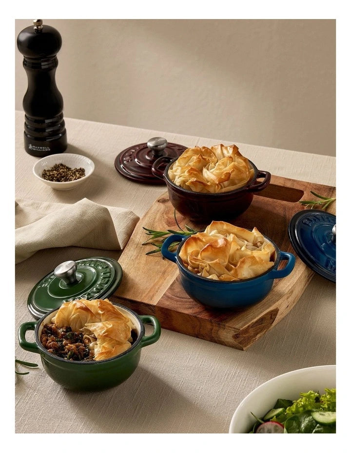 Maxwell and Williams Cast Iron Cocotte Midnight Blue 9.5cm / 260ML Gift Boxed