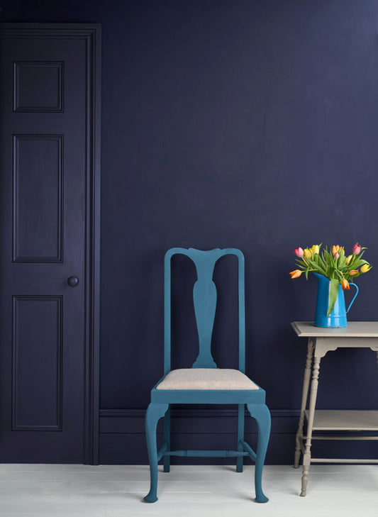 Satin Paint by Annie Sloan Oxford Navy 750ml
