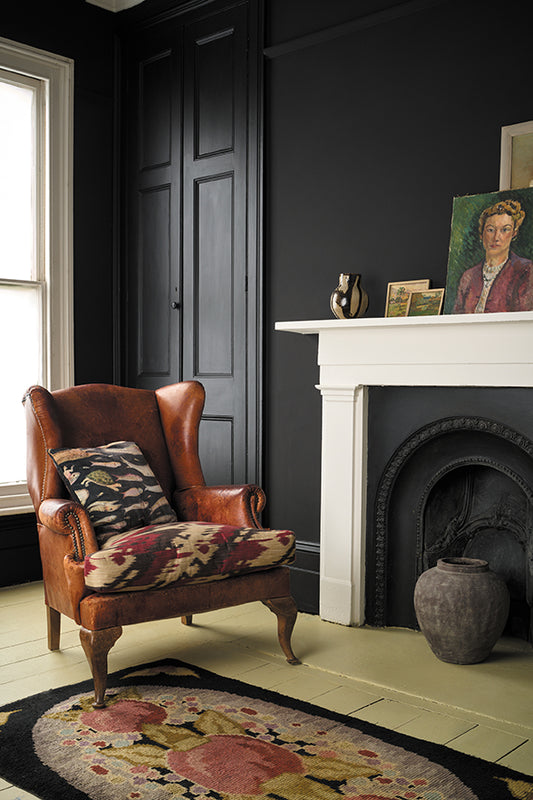 Wall Paint by Annie Sloan Athenian Black - 120ml/2.5 litre
