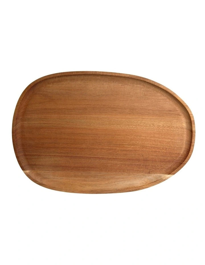 Maxwell and Williams  Forme Acacia Wood Organic Platter 45x30cm Natural