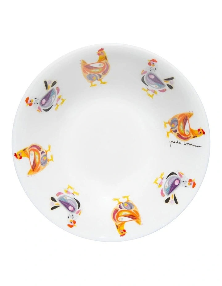 Maxwell and Williams Pete Cromer Barn Friends Children's 3pc Dinner Set Chook Gift Boxed