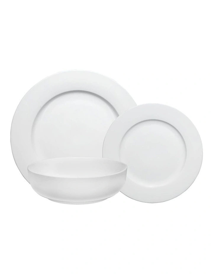 Maxwell and Williams White Basics Urban Rim Dinner Set 12pc Gift Boxed