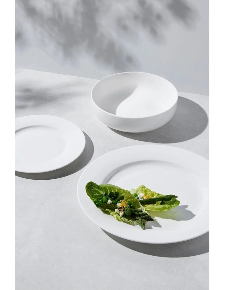 Maxwell and Williams White Basics Urban Rim Dinner Set 12pc Gift Boxed