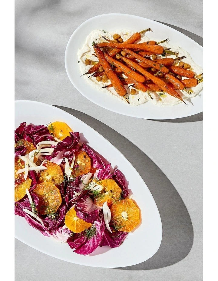 Maxwell and Williams White Basics Oval Platter 40x24cm Gift Boxed