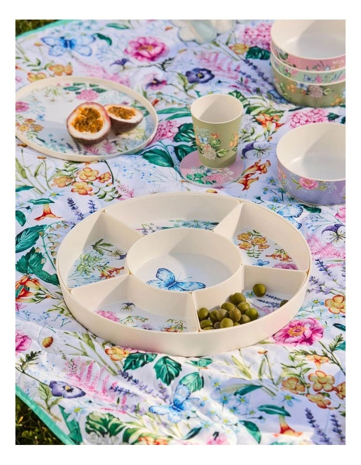 Maxwell and Williams Botanica Melamine 7pc Divided Platter Set Gift Boxed