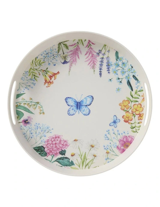 Maxwell and Williams Botanica Melamine Round Serving Tray 35x5cm