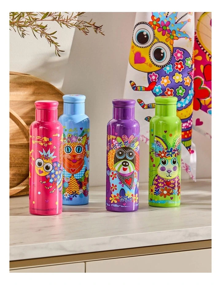 Maxwell and Williams Donna Sharam Kaleidoscope Double Wall Insulated Bottle 600ML Buzz