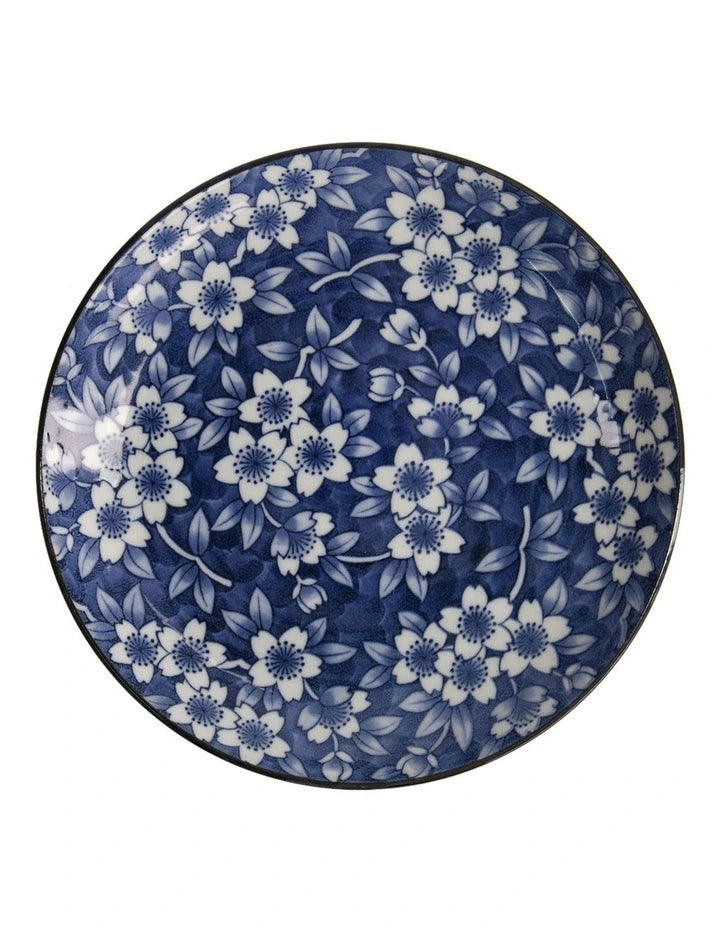 Maxwell and Williams Tokyo Design Tokyo Blue Sakura Round Plate 21cm Blue