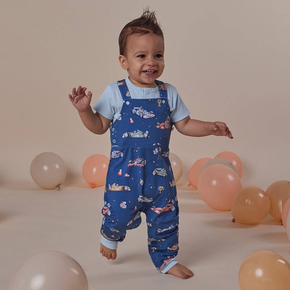 Snuggle Hunny Little Racers Organic Overalls