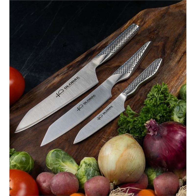 Global 40th Anniversary 3 piece knife set