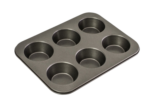 BAKEMASTER 6CUPS LRG MUFFIN PAN 35X26CM
