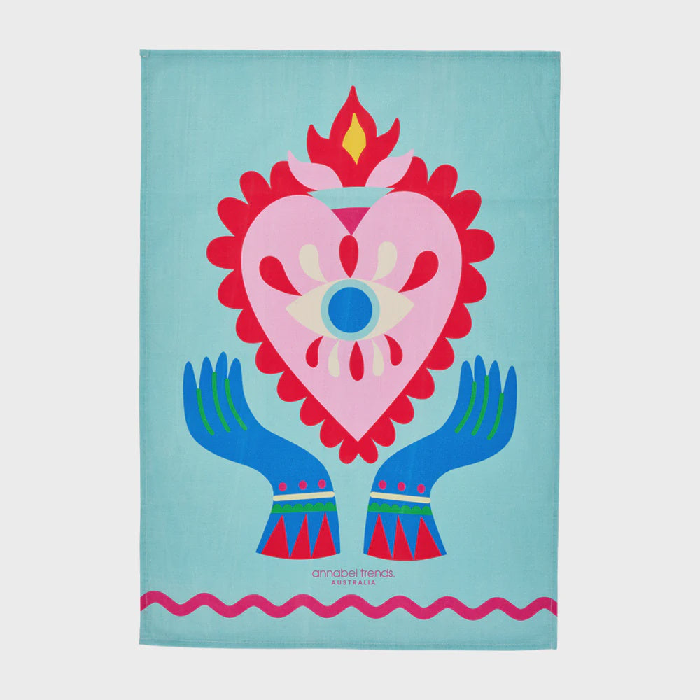 Annabel Trends T-Towel - Printed - Fiesta Heart Rl