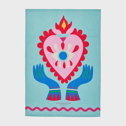 Annabel Trends T-Towel - Printed - Fiesta Heart Rl