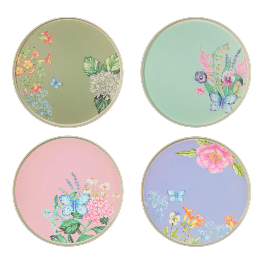 Maxwell and Williams Botanica Melamine Plate 20x2cm Set of 4