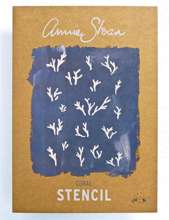 Annie Sloan Stencil Coral Large