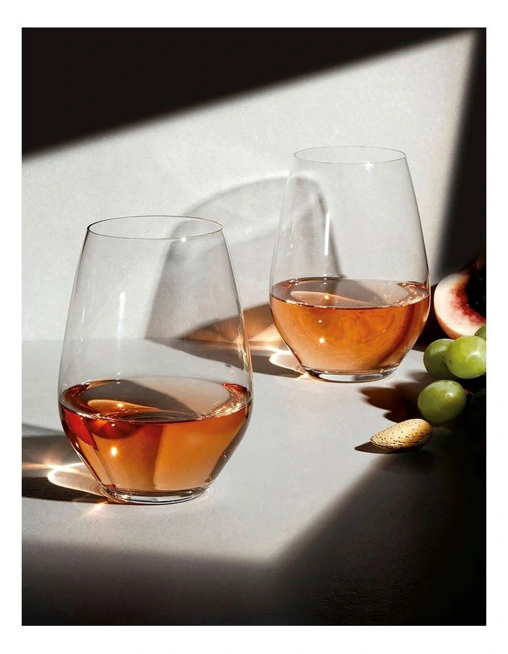 Krosno Harmony Stemless Wine Glass 400ml 6pc Gift Box