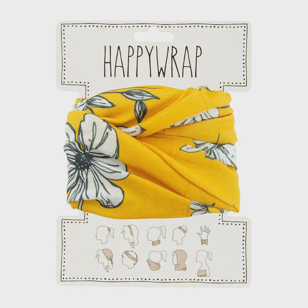 Annabel Trends Happy Wrap - Mustard flora