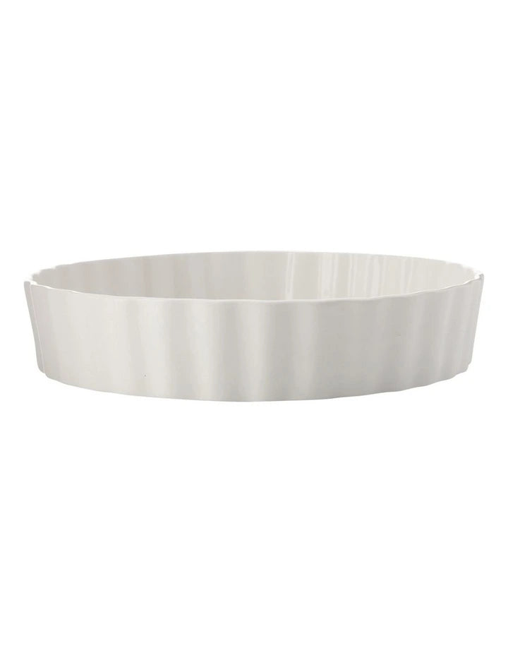 Maxwell and Williams White Basics Flan Dish 13cm