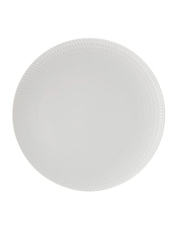 Maxwell and Williams Diamonds White Basics 12pc Dinner Set Gift Boxed