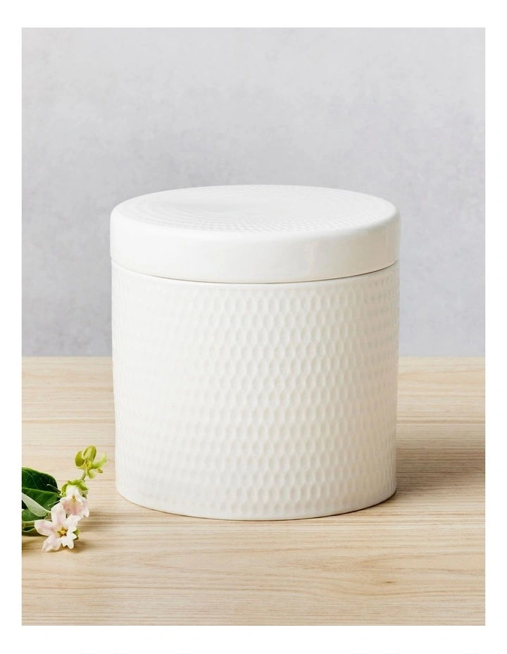 Maxwell and Williams Diamonds White Basics 1L Canister